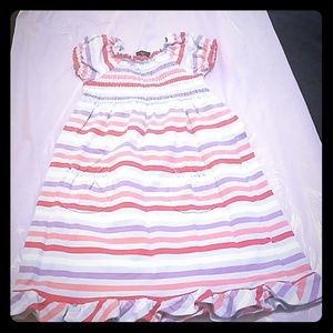 Girls cap sleeve dress